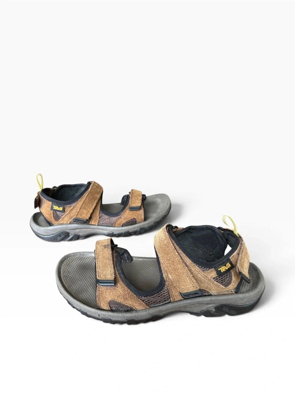 Teva Trailpulse Brown Suede Classic Hiking Sport Sandals Shoes Mens US 9